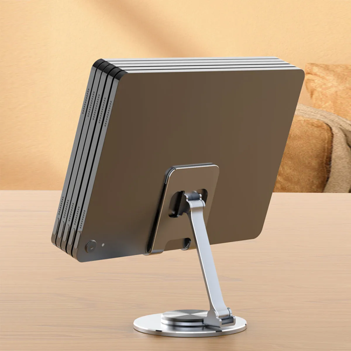 019 Aluminum Alloy Phone Tablet Mount Stand 360 Degree Rotation Desktop Holder for 4.7 - 12 inch Device