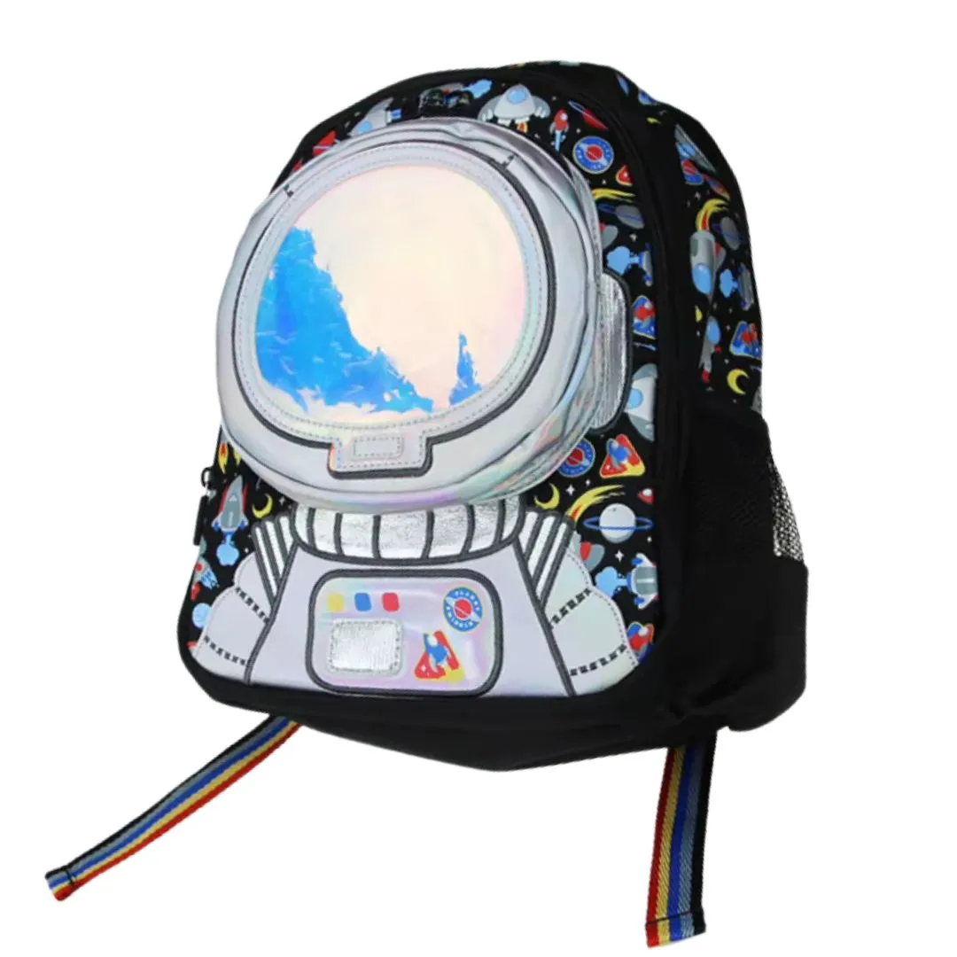 3D Design Backpack with Front Pocket for Kids (Astronaut)