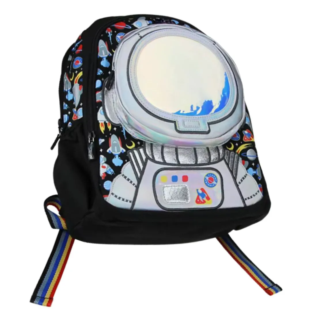 3D Design Backpack with Front Pocket for Kids (Astronaut)