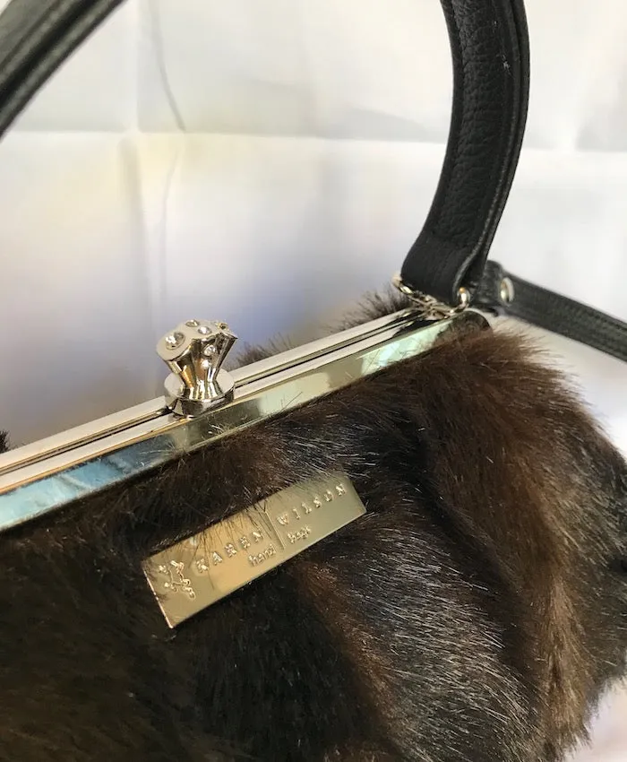 4077S-Faux Mink/Chestnut