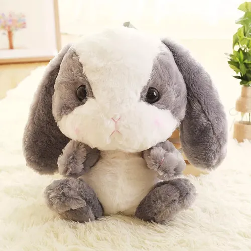 Adorable Long-Eared Rabbit Plush Backpack - Cute Kawaii Accessory