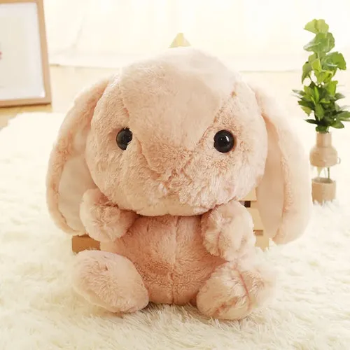 Adorable Long-Eared Rabbit Plush Backpack - Cute Kawaii Accessory