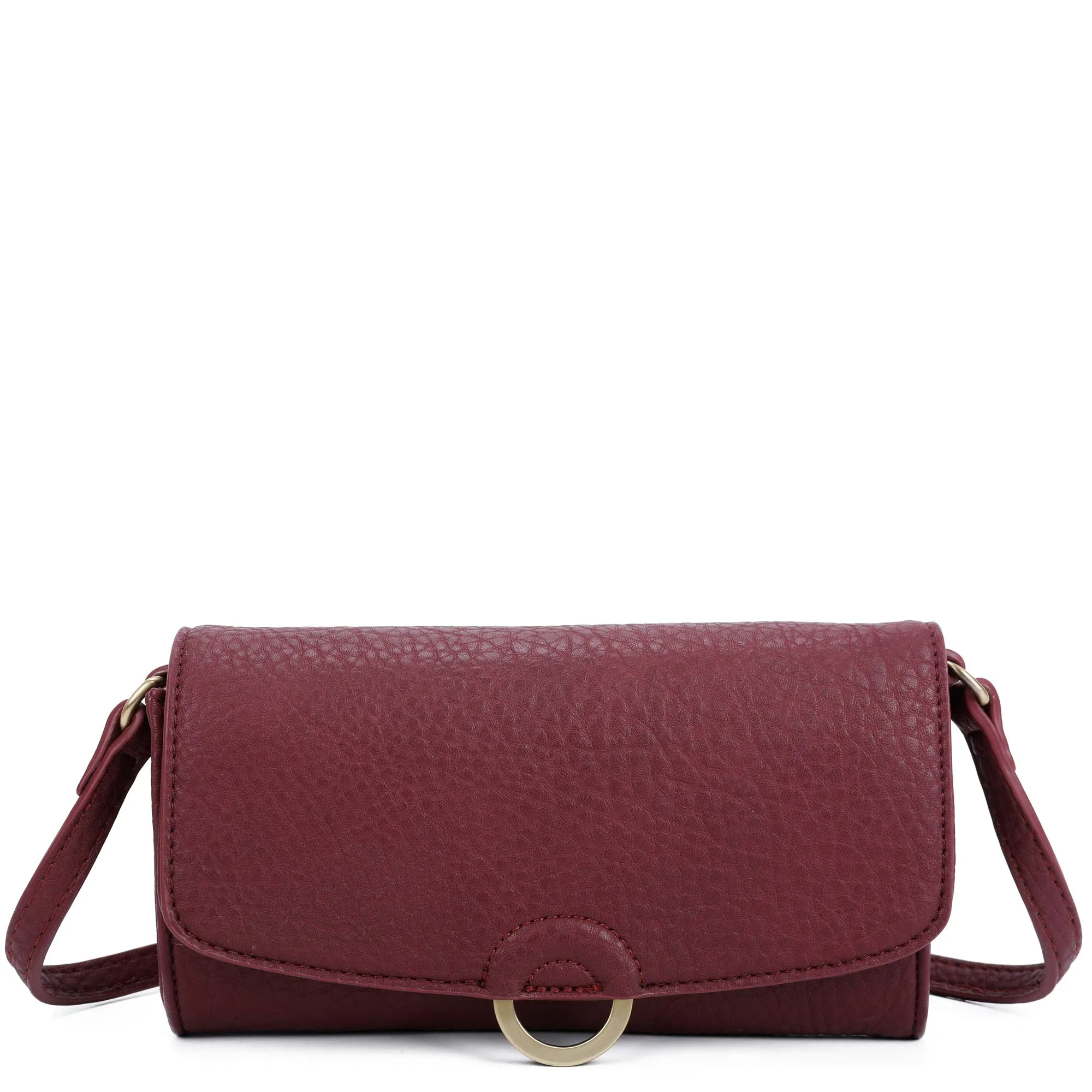 Agnes Wallet Crossbody - Milk Chocolate