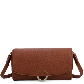 Agnes Wallet Crossbody - Milk Chocolate