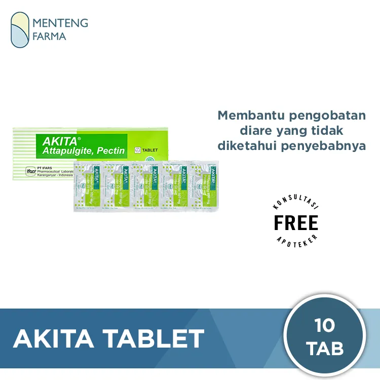 Akita 10 Tablet - Obat Diare