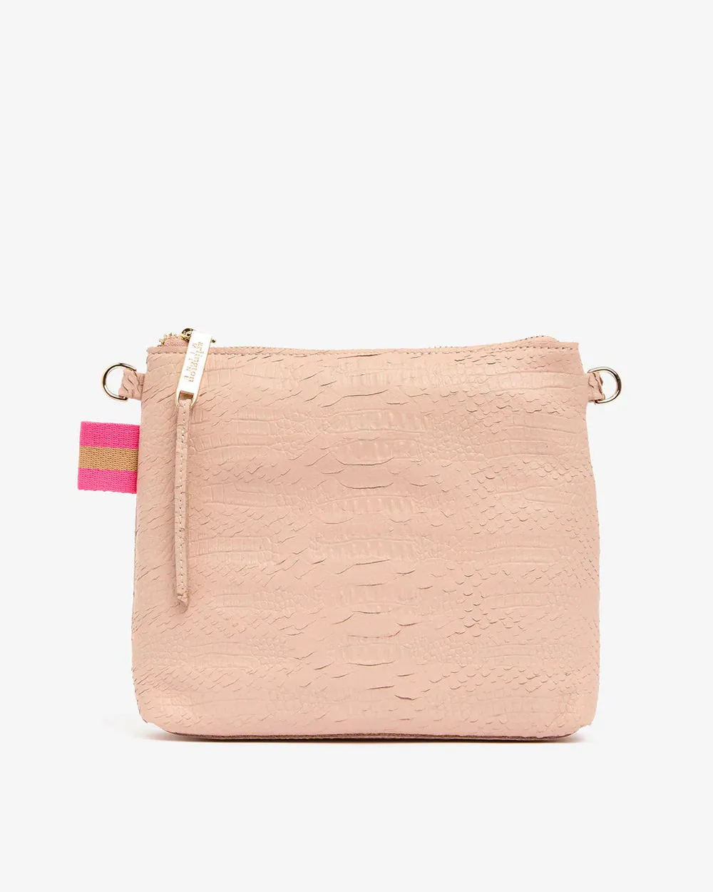 ALEXIS CROSSBODY BAG | Blush Snake