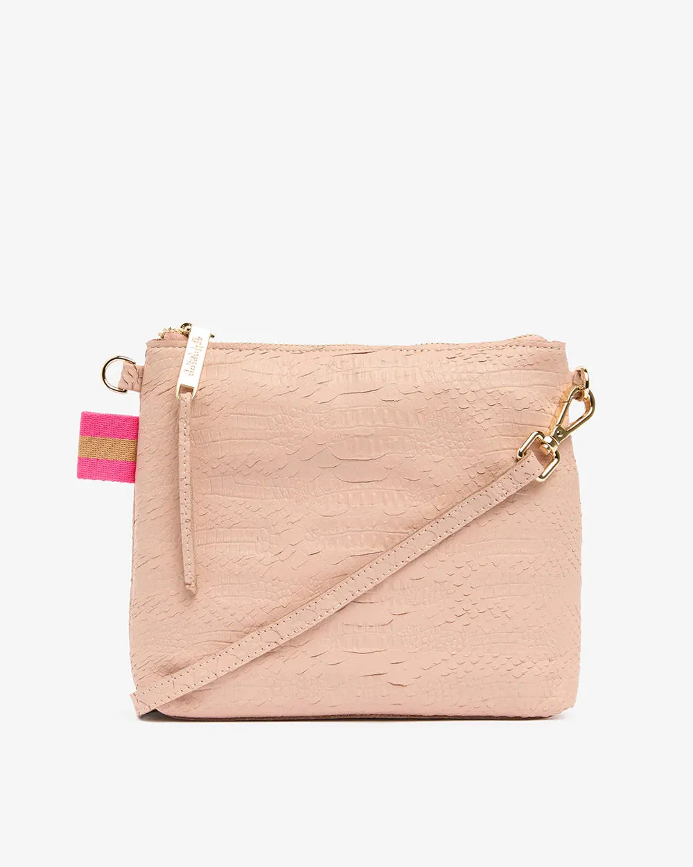 ALEXIS CROSSBODY BAG | Blush Snake