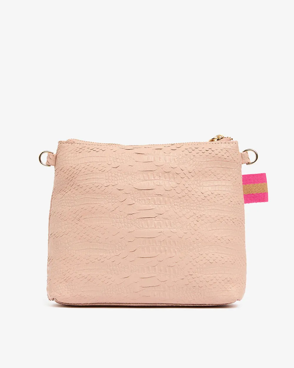 ALEXIS CROSSBODY BAG | Blush Snake