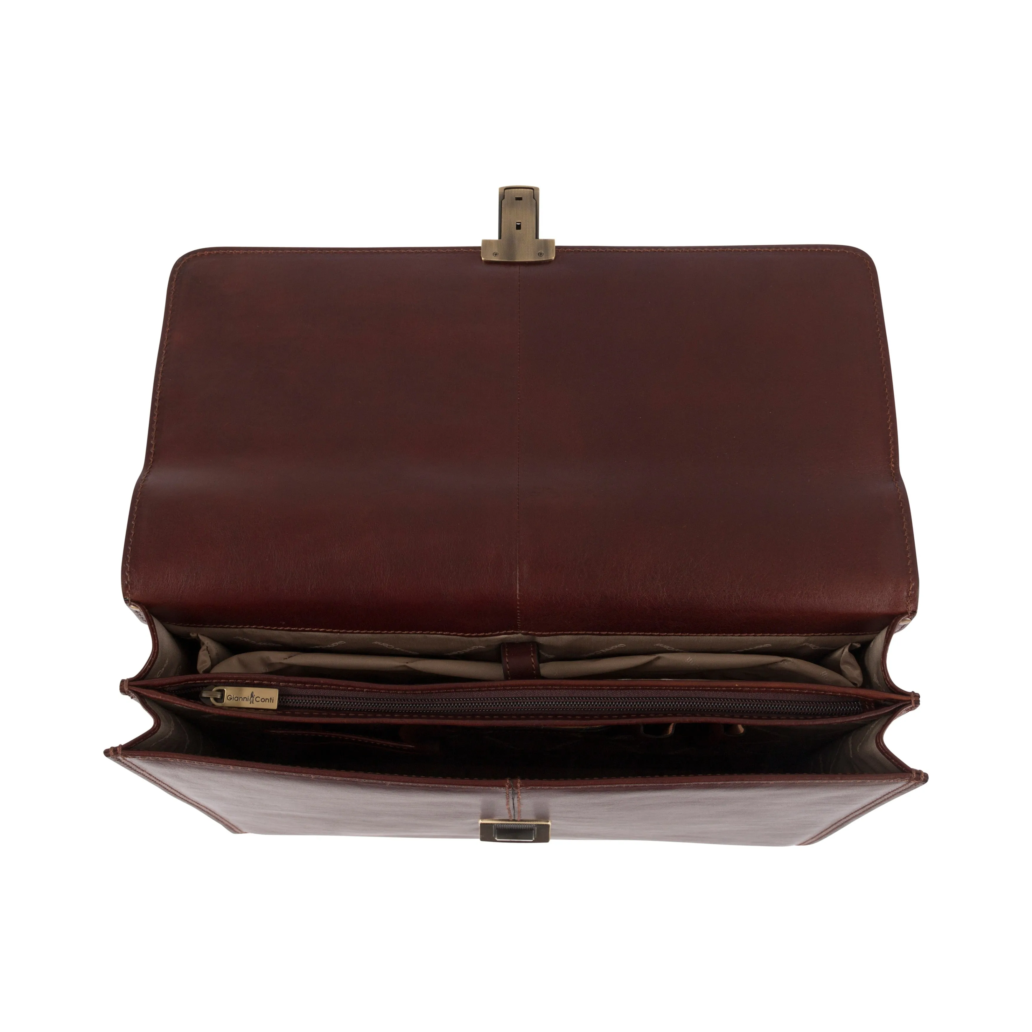 ALEXIS Gianni Conti Italian Leather Briefcase