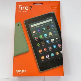 Amazon Fire 7 W/Alexa Green 16GB