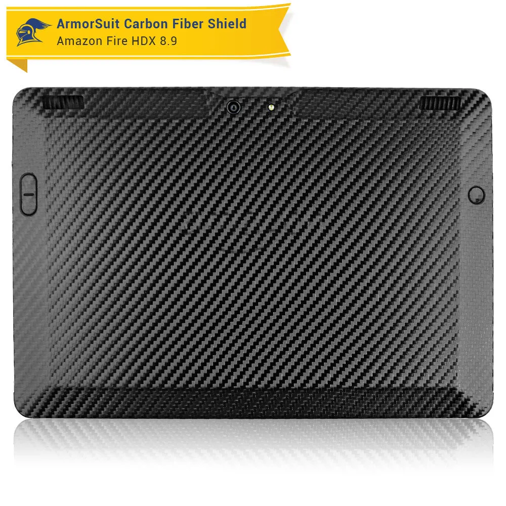 Amazon Fire HDX 8.9" (2014) / Kindle Fire HDX 8.9" Screen Protector   Black Carbon Fiber Film Protector