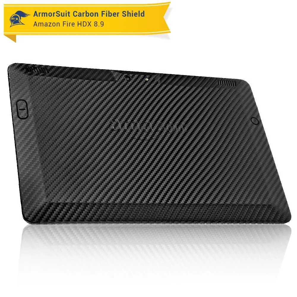 Amazon Fire HDX 8.9" (2014) / Kindle Fire HDX 8.9" Screen Protector   Black Carbon Fiber Film Protector