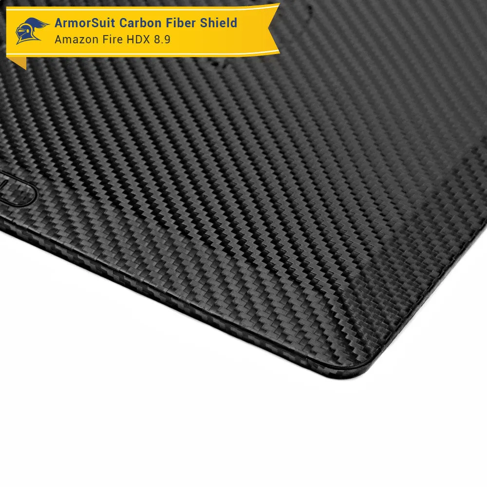 Amazon Fire HDX 8.9" (2014) / Kindle Fire HDX 8.9" Screen Protector   Black Carbon Fiber Film Protector