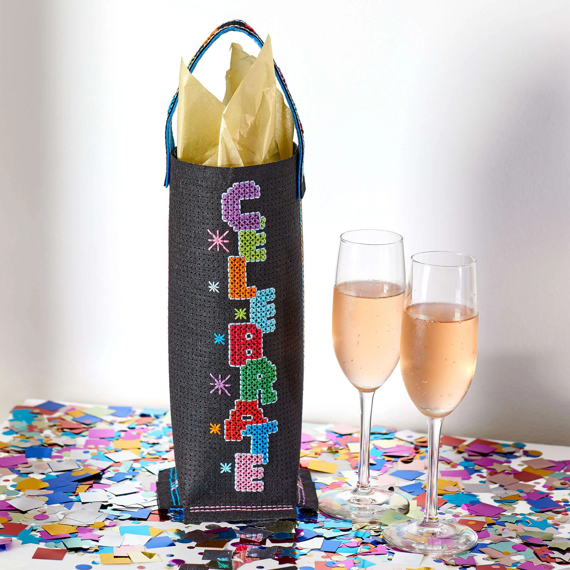 Anchor Craft Wine Bottle Gift Bag