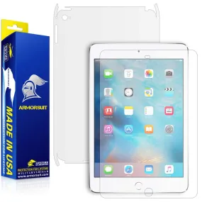 Apple iPad Mini 4 Matte (Anti-Glare) Screen Protector   Matte Full Body Skin Protector