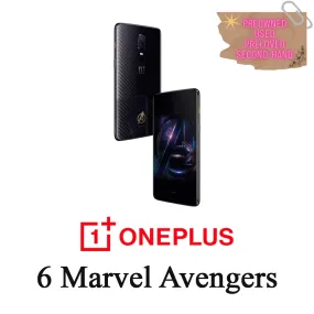 ASK PRICE PREOWNED OnePlus 6 8 256GB Marvel Avengers Infinity War Limited Edition A6000 Black