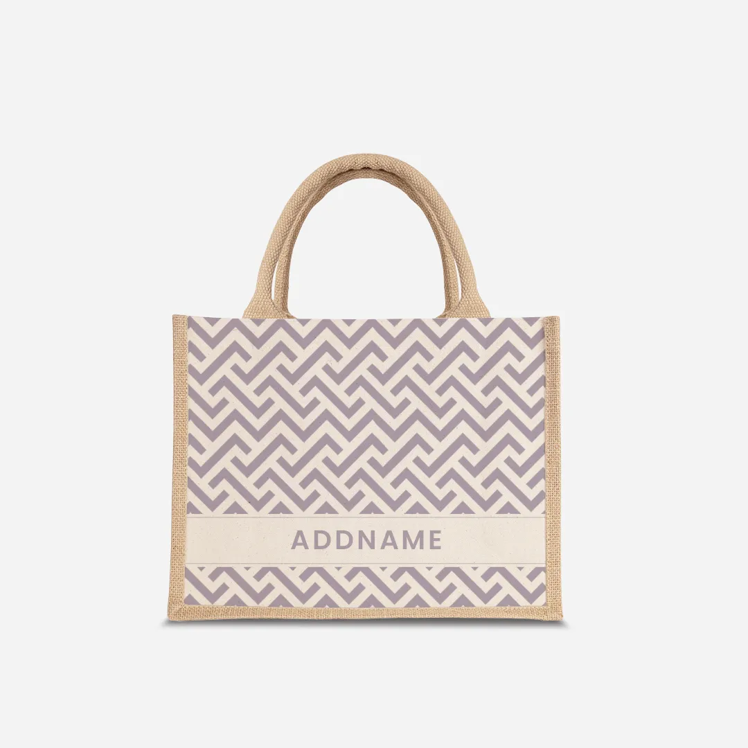 AUFBAU Series - Pastel Purple Jute Bags