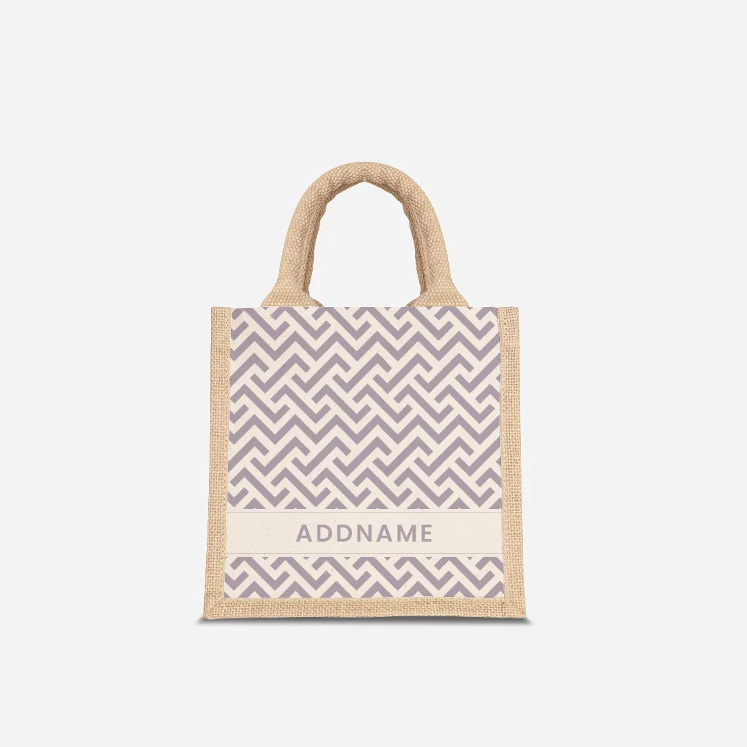 AUFBAU Series - Pastel Purple Jute Bags