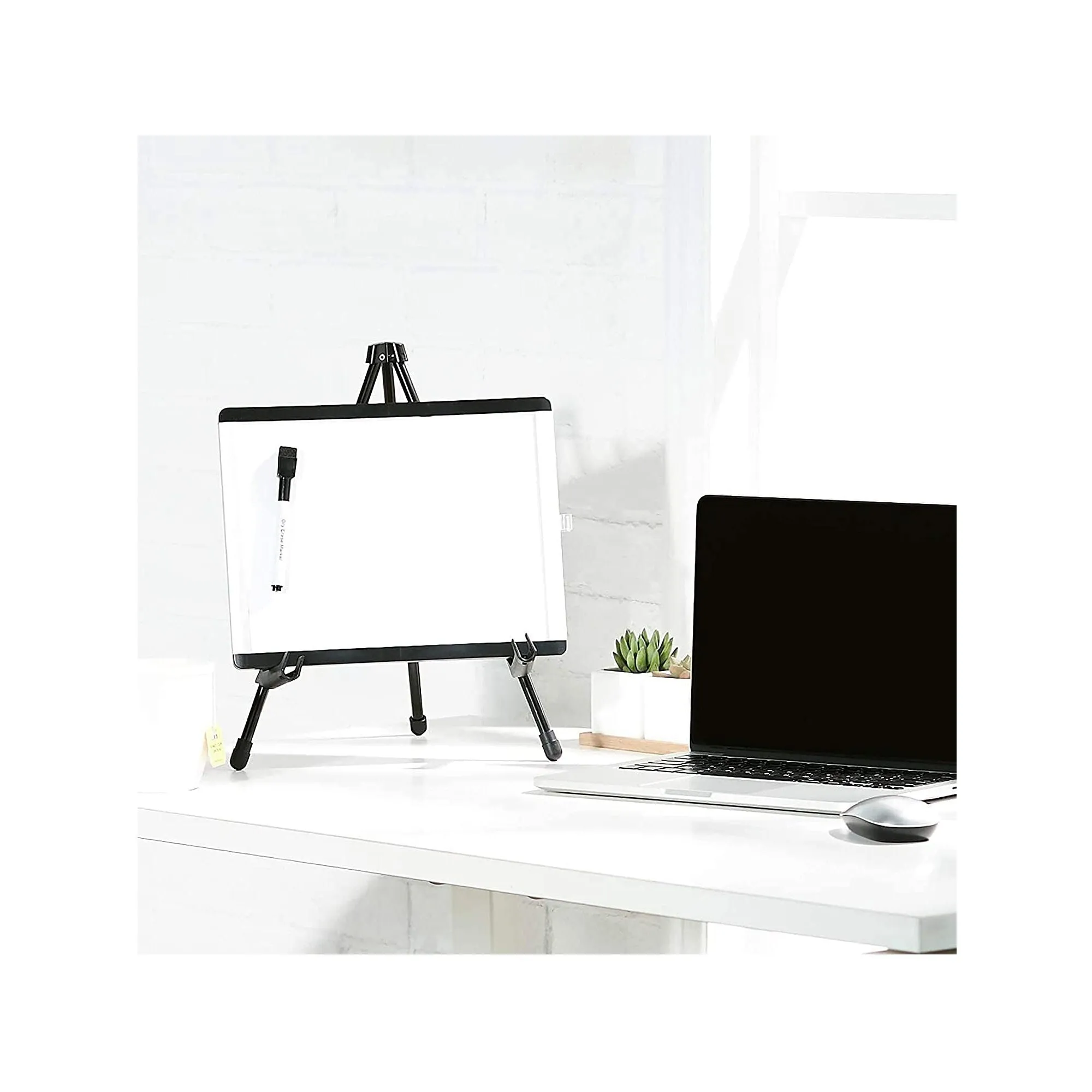 Az Basics Tabletop Instant Easel | Black Steel Table Top Easels for Display | Adjustable & Portable Tripod Easel