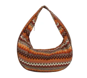 Aztec Zigzag Sling Shoulder Hobo Handbag by hfstylish