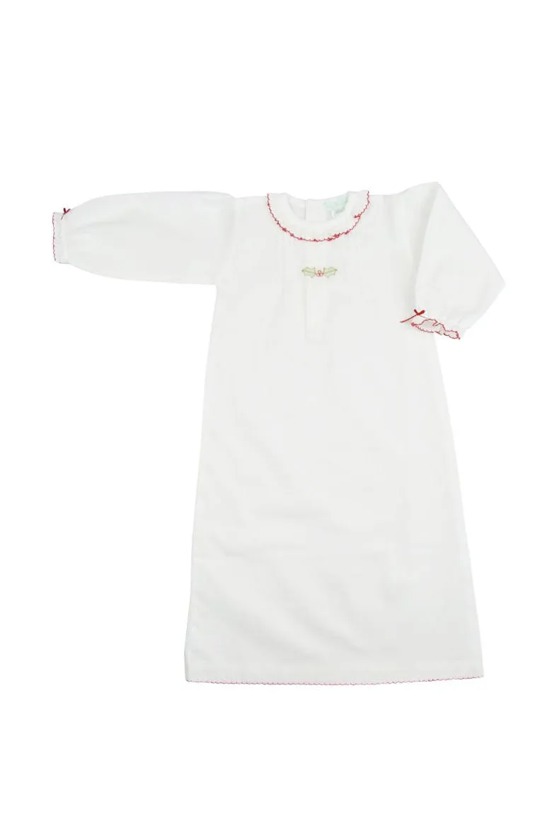 Baby Girl's Christmas Hollies Daygown