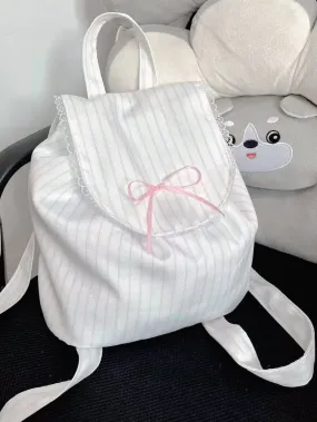 Ballerina Ribbon Cotton Backpack