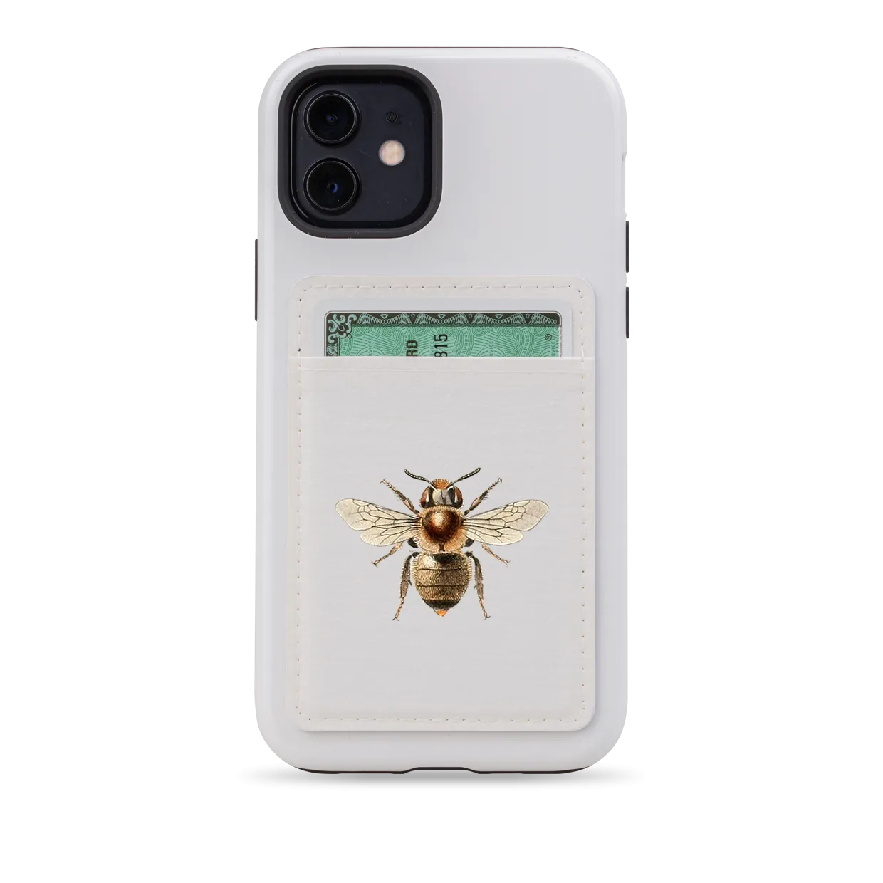 Bee V MagSafe Wallet- White