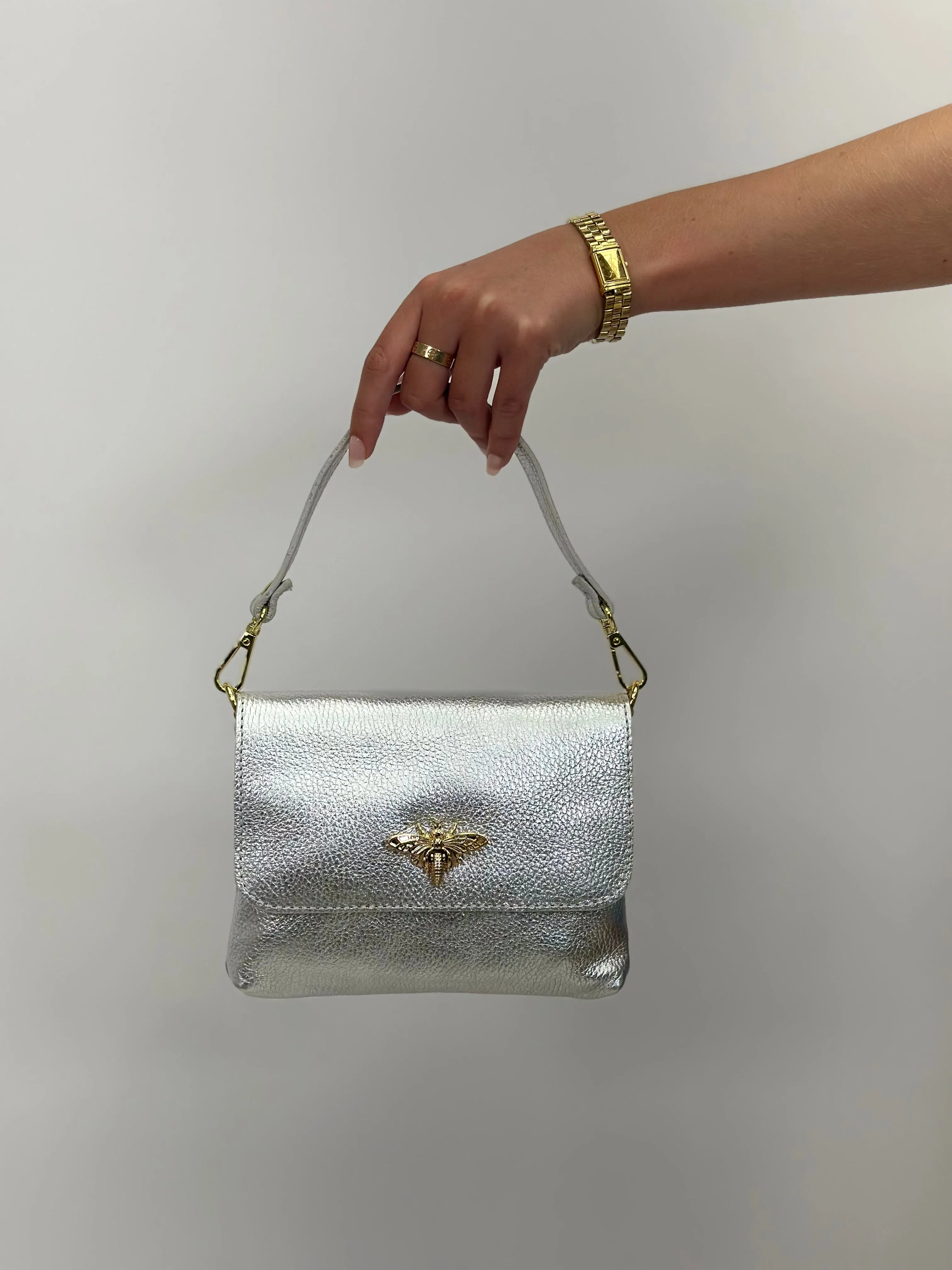 Bethany Shoulder Bag Silver