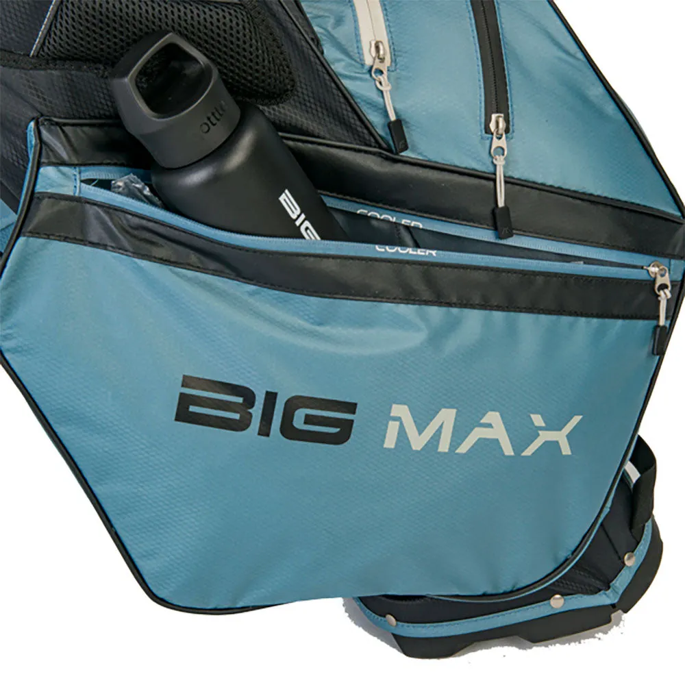 BIG MAX DRI-LITE Hybrid Tour Waterproof Stand Bag - Bluestone/Black