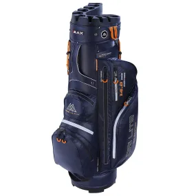 Big Max Dri Lite Silencio Waterproof Cart Bag - Navy/Orange