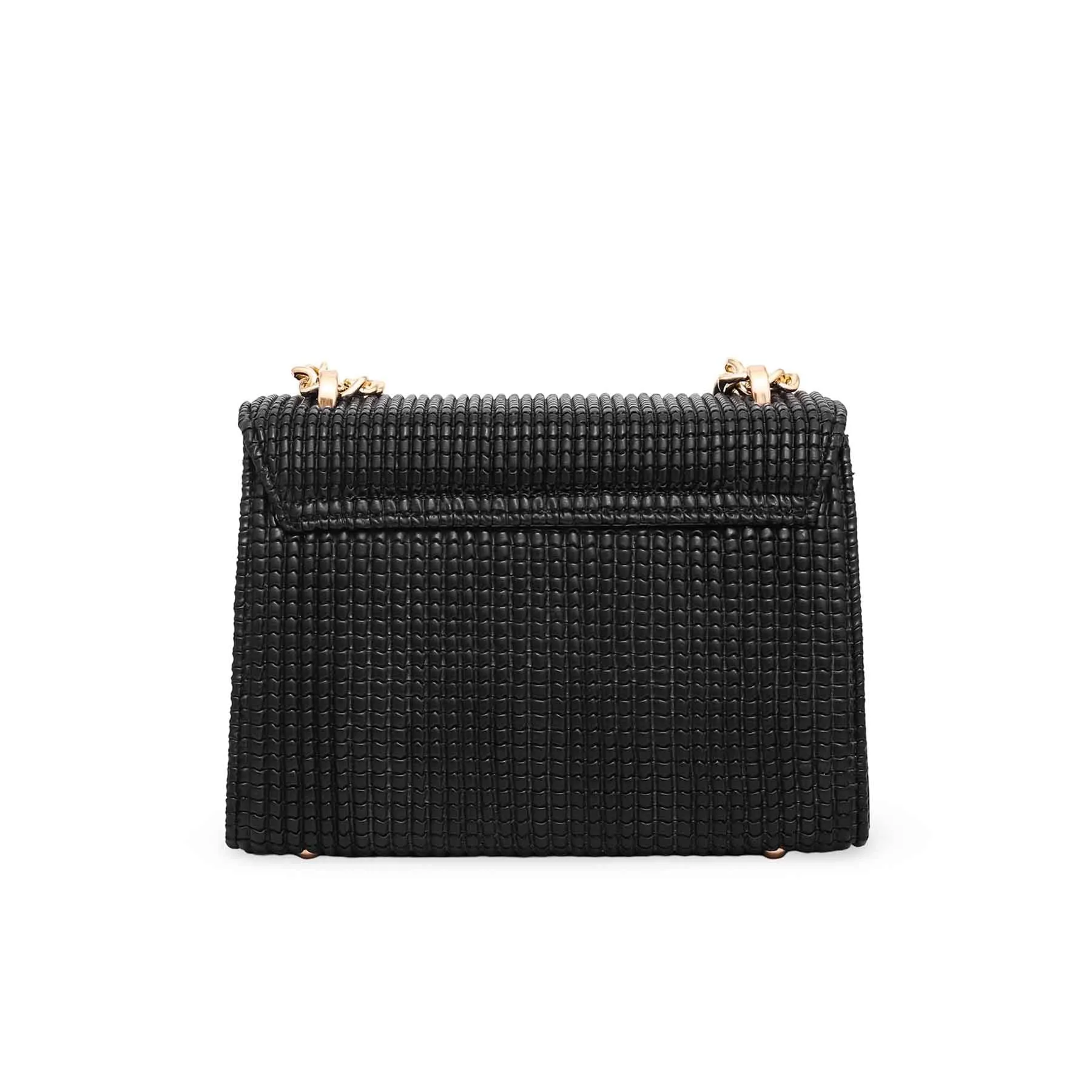 Black Formal Shoulder Bag P55586