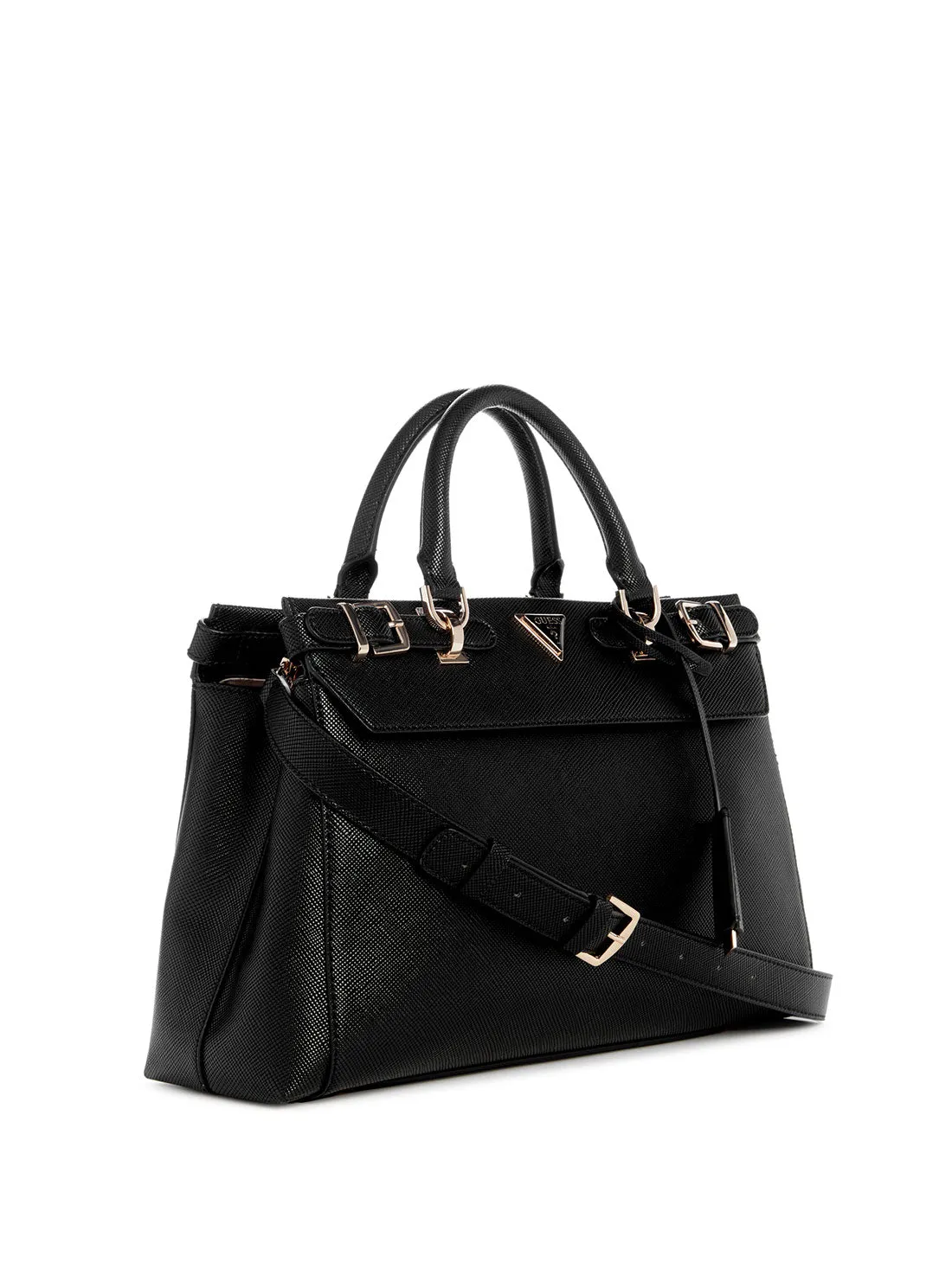 Black Levante Luxury Satchel Bag