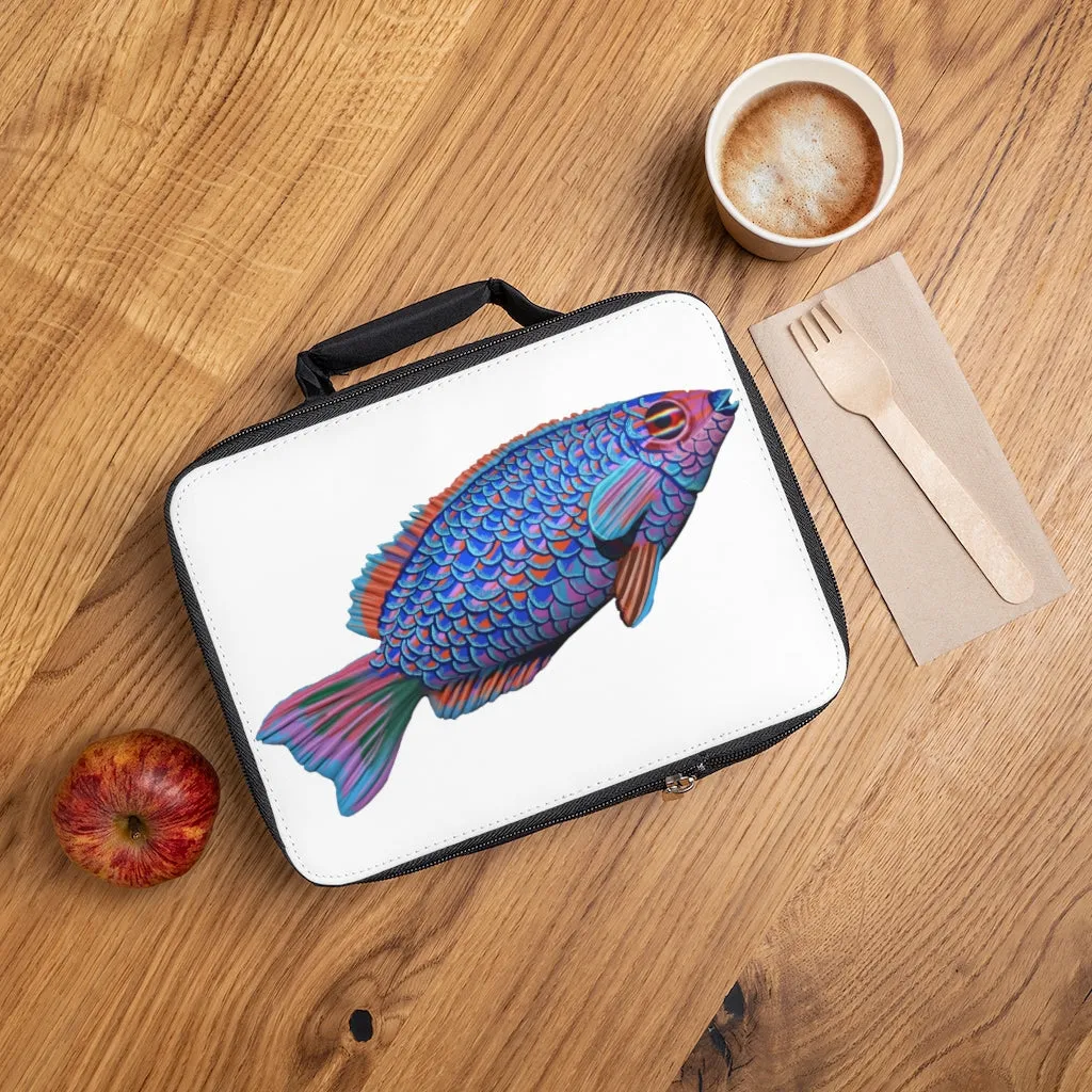 Blue Fish Lunch Bag