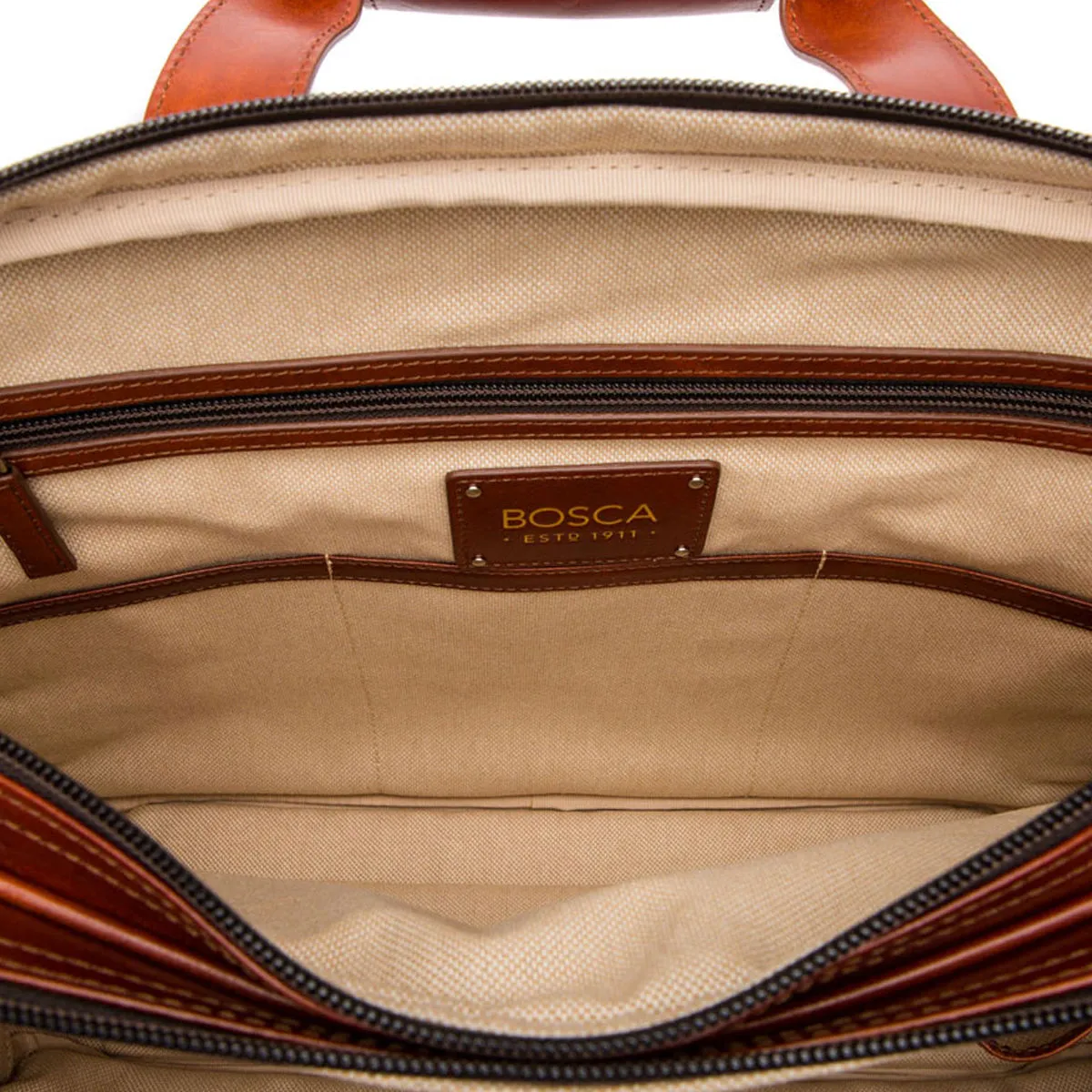 Bosca Old Leather Stringer Bag