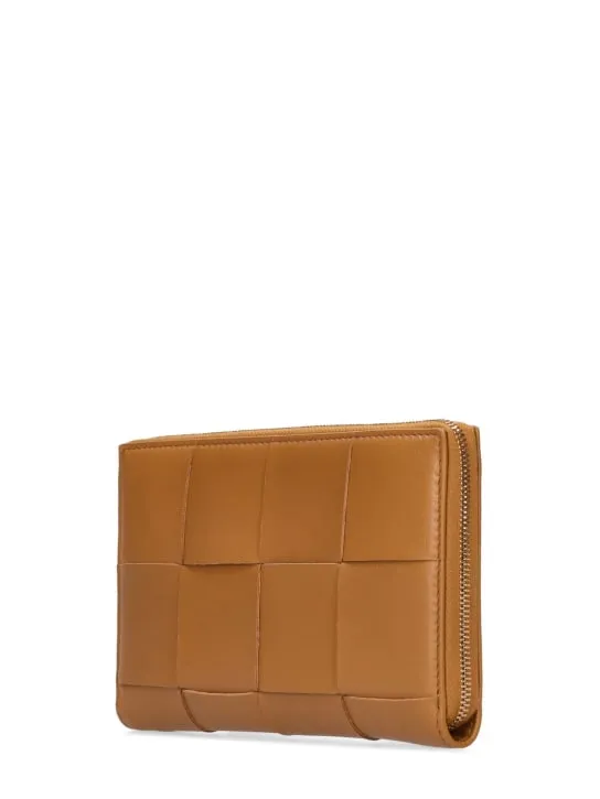 Bottega Veneta   Cassette leather zip around wallet 