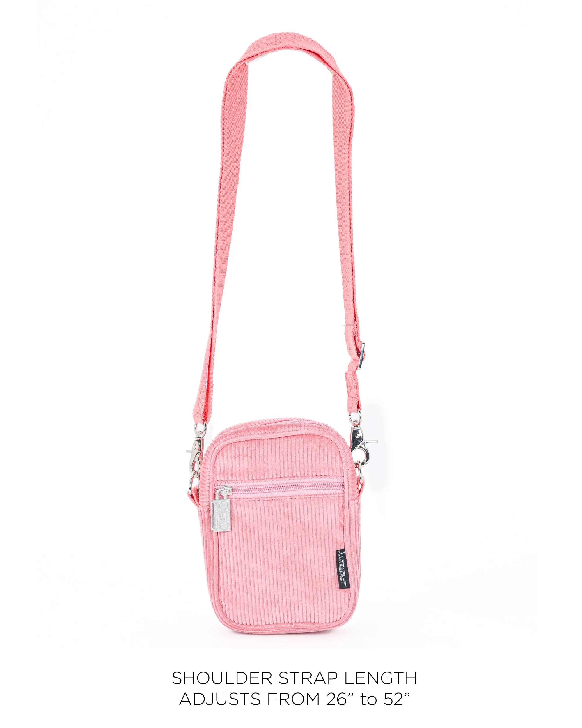 Brick Bag | Mini Crossbody | Corduroy Pink