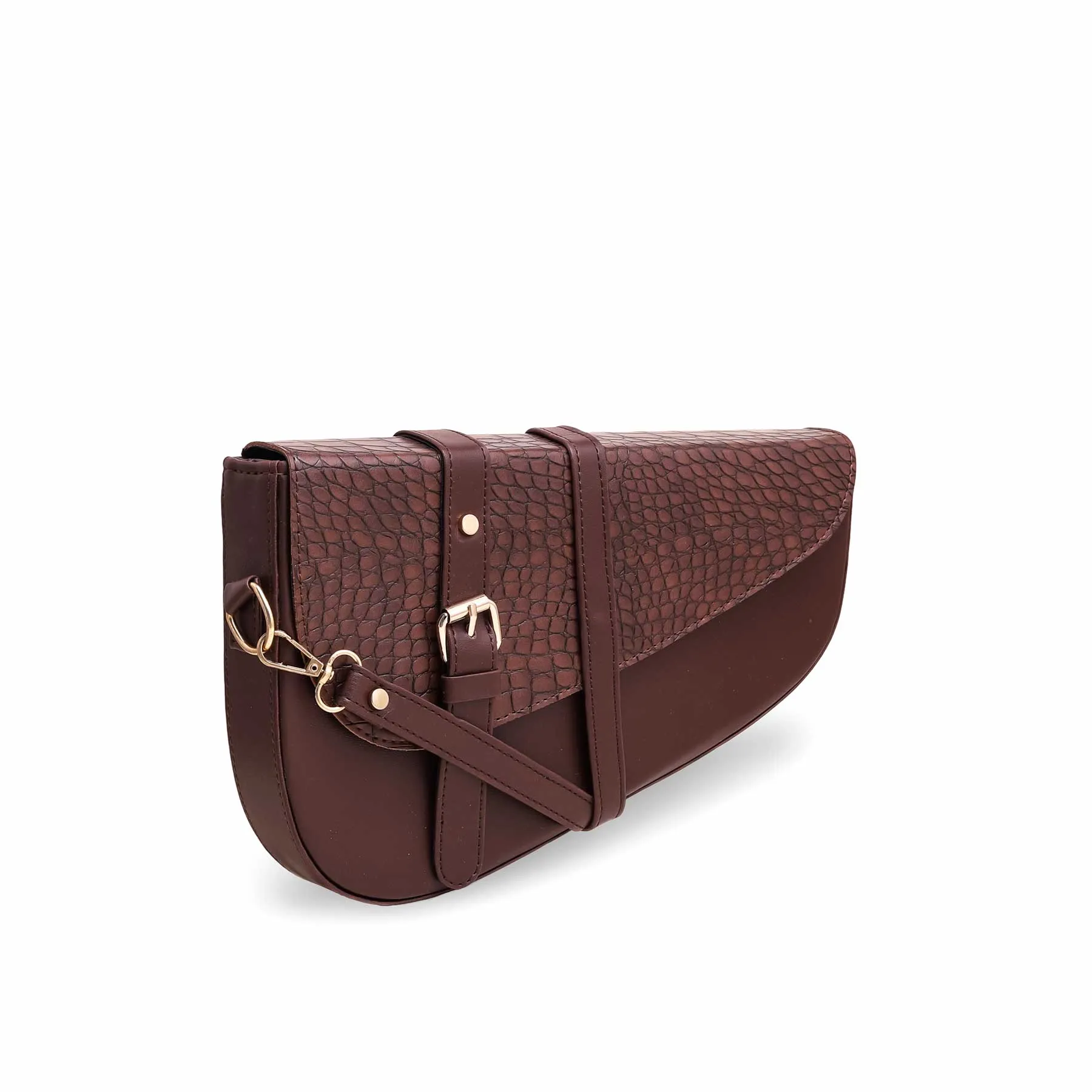 Brown Formal Shoulder Bag P56095