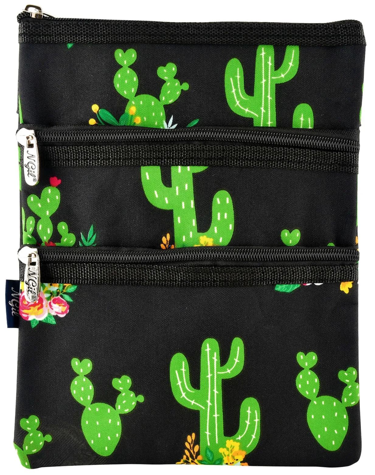 Cactus Garden Quilted Crossbody Bag