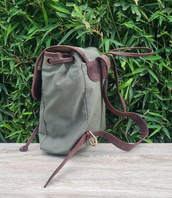 Canvas Back Pack Bag