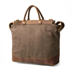 Canvas Laptop Briefcase Bag