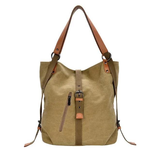 Canvas Shoulder Bag for Women