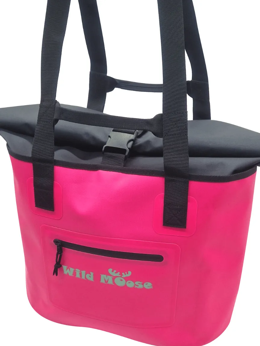 Caribou tote bag - flamingo pink