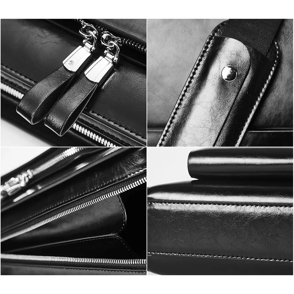 Carol Womens Leather Briefcase —  Capable