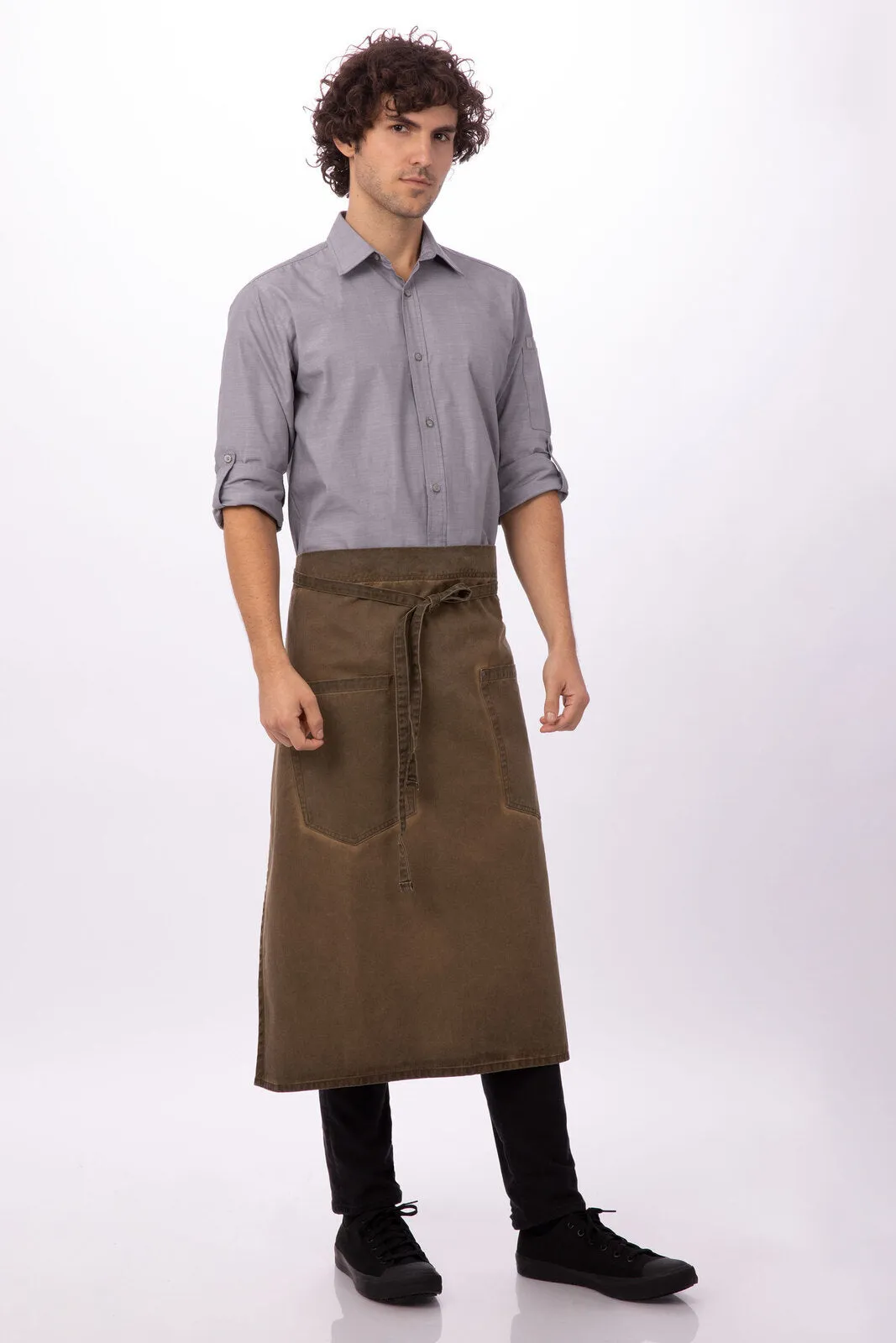 Chef Works Dorset Bistro Apron- Golden Brown