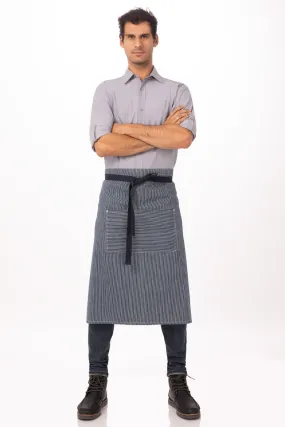 Chef Works Portland Bistro Apron- Indigo Blue