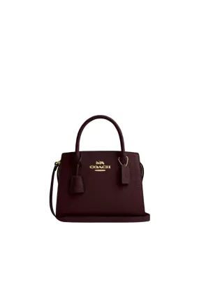 Coach Andrea Carryall Handbag In Merlot CR105