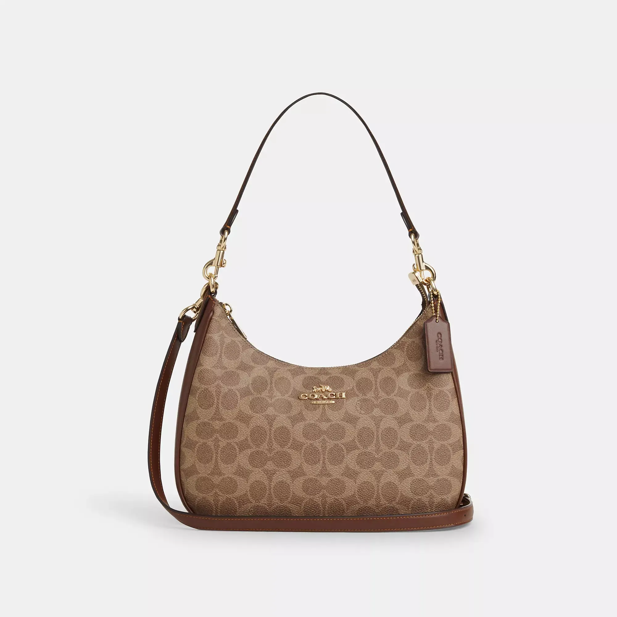 Coach Outlet Teri Hobo Bag In Signature Canvas