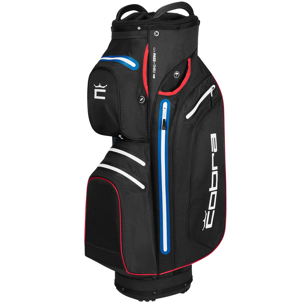 Cobra Ultradry Pro Waterproof Cart Bag - Puma Black/Electric Blue