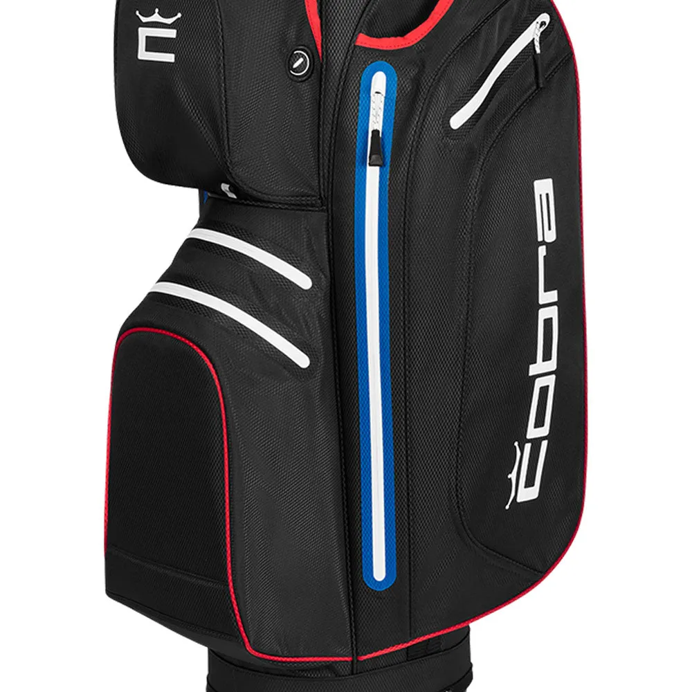 Cobra Ultradry Pro Waterproof Cart Bag - Puma Black/Electric Blue