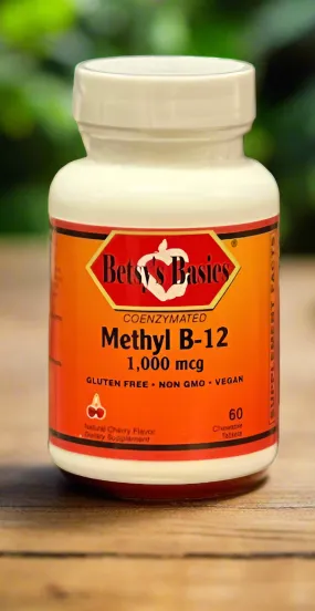 Coenzymated Methyl B-12 1000 mcg, 60 chews